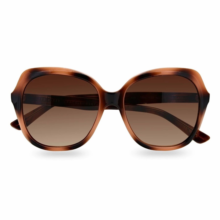 Accessories Ted Baker | Ted Baker Ted Kim 122 Ld23 For Ladies' Sunglasses Colour Classic Tort