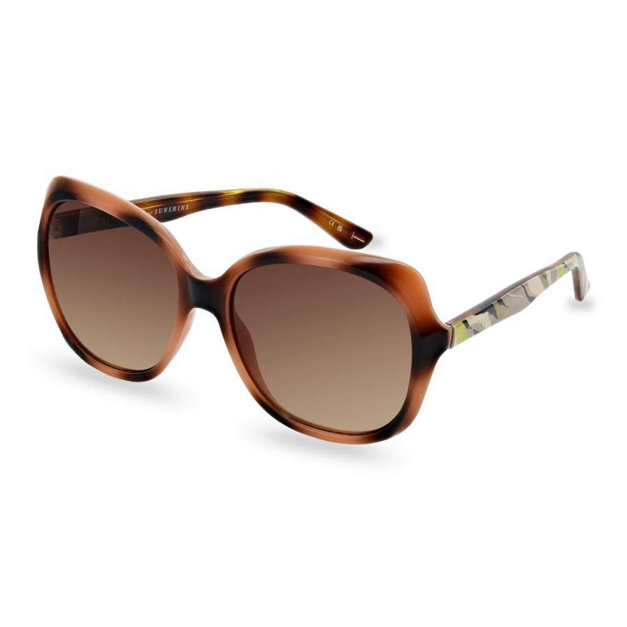 Accessories Ted Baker | Ted Baker Ted Kim 122 Ld23 For Ladies' Sunglasses Colour Classic Tort