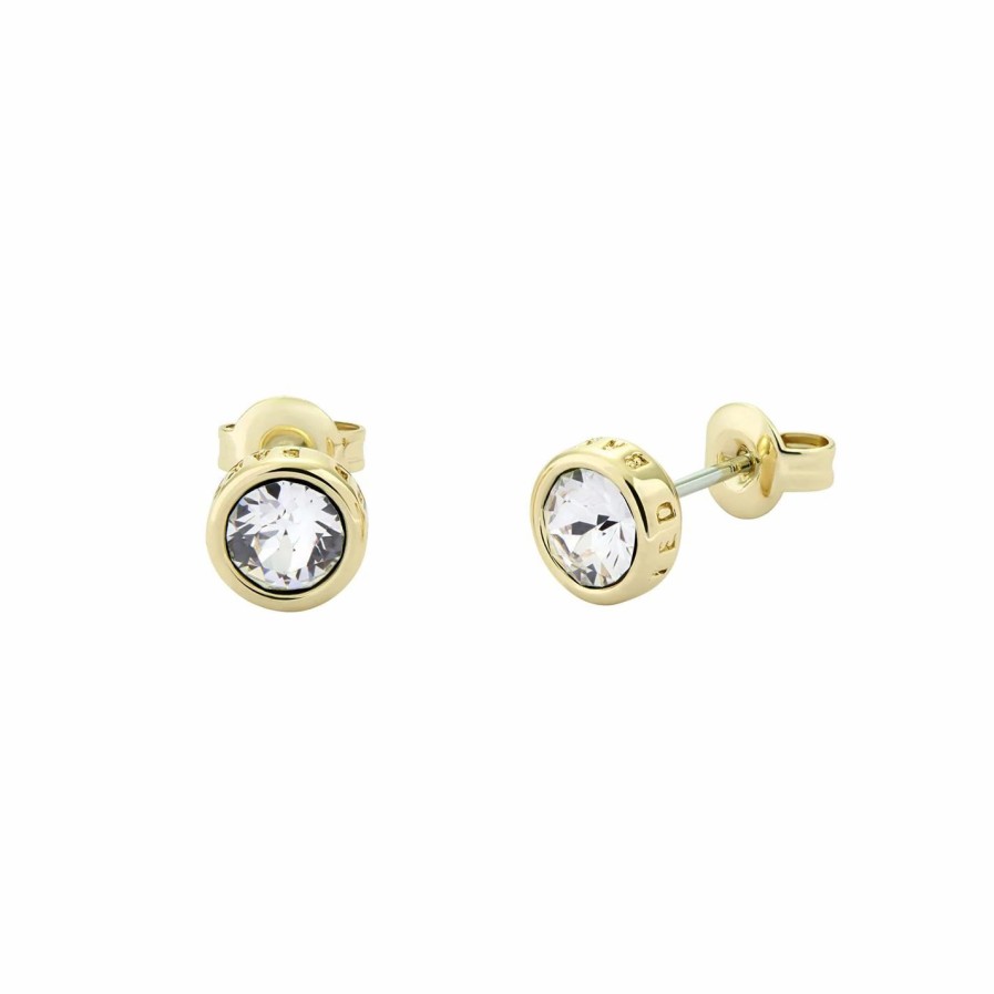 Accessories Ted Baker | Ted Baker Sinaa Crystal Stud Earrings For Earrings Colour Gold/Crystal