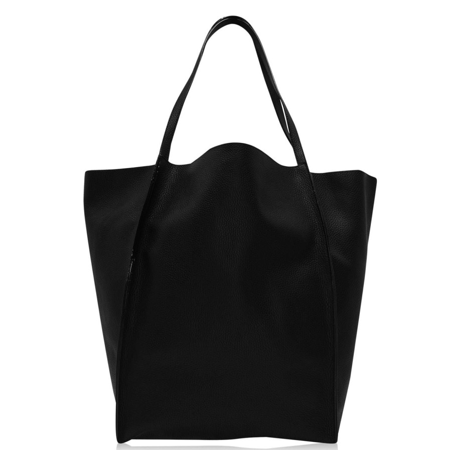 Bags & Luggage Ted Baker | Ted Baker Cammila Soft Leather Tote Bag For Handbags Colour Black