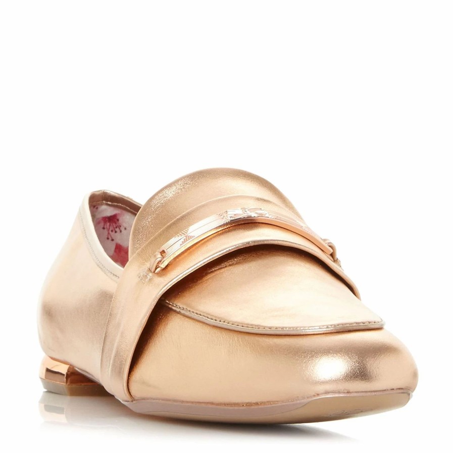 Shoes & Boots Ted Baker | Ted Baker Ted Eliena Ld13 For Women'S Trainers Colour Gold483