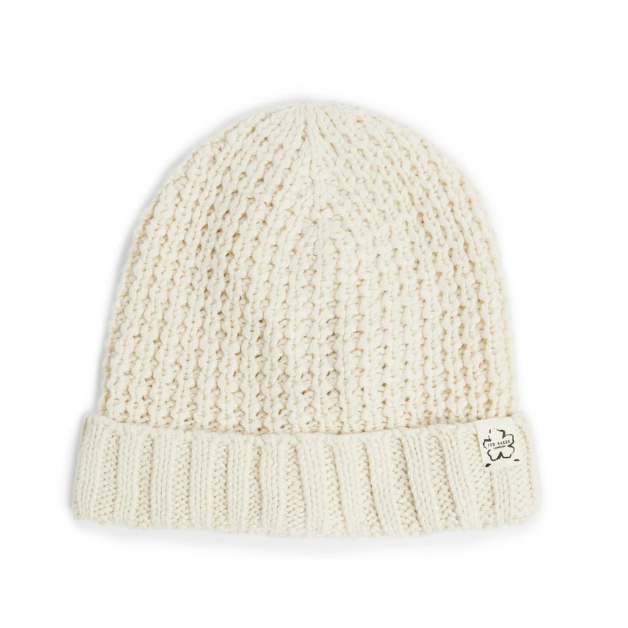 Accessories Ted Baker | Ted Baker Ted Baker Baka Beanie For Ladies Hats Colour Natural