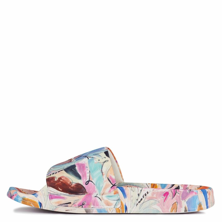 Sports & Fitness Ted Baker | Ted Baker Mellom Sliders For Pool Shoes Colour Multicol