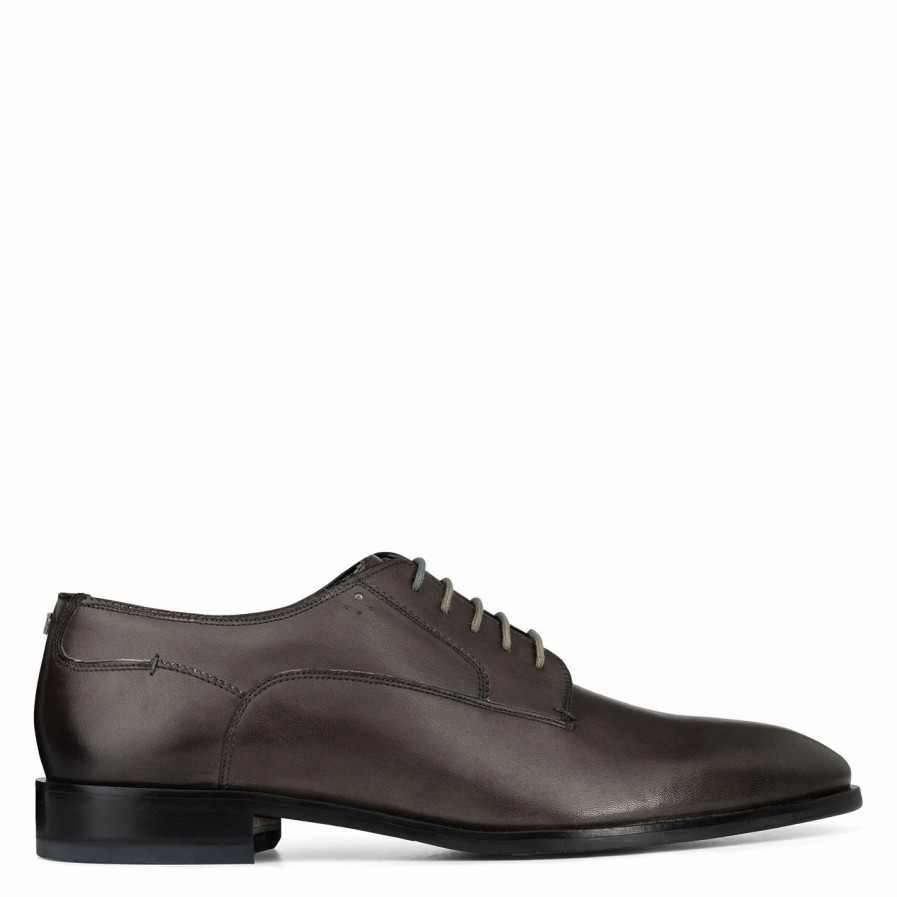 Shoes & Boots Ted Baker | Ted Baker Ted Gy Derby Shoe Sn99 For Men'S Shoes Colour Grey