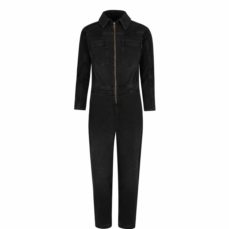 Women Ted Baker | Ted Baker Aleyah Jumpsuit For Playsuits & Jumpsuits Colour Black