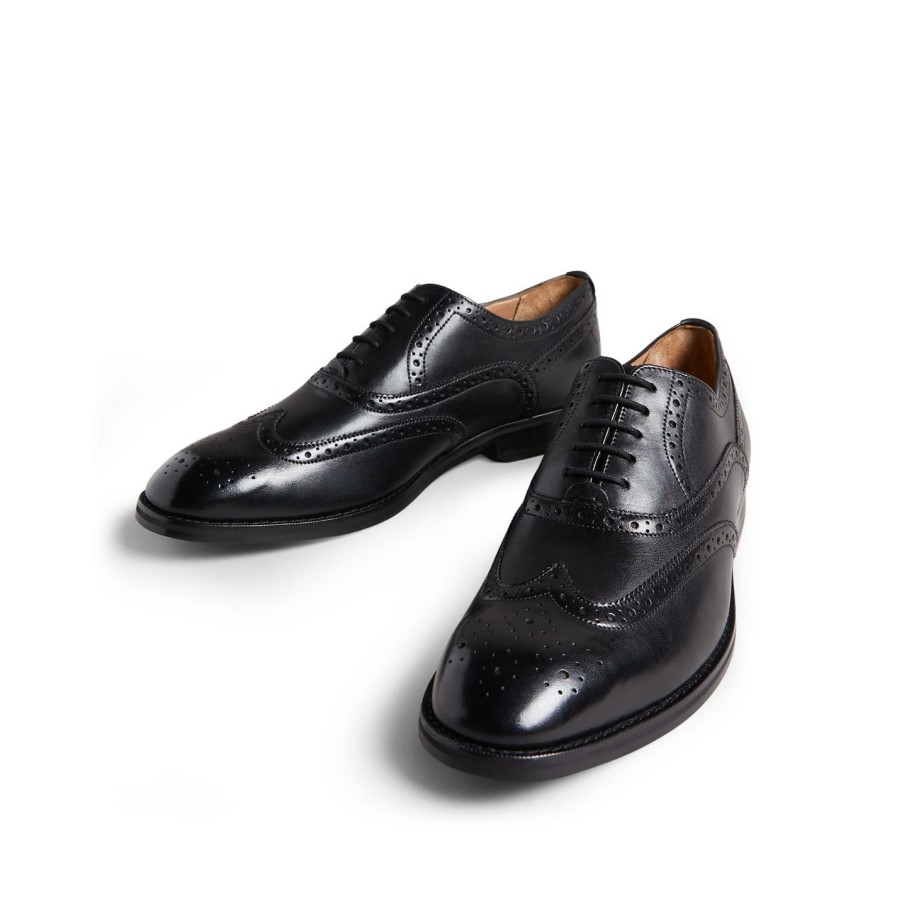 Shoes & Boots Ted Baker | Ted Baker Amaiss Brogue Shoes For Men'S Shoes Colour Black