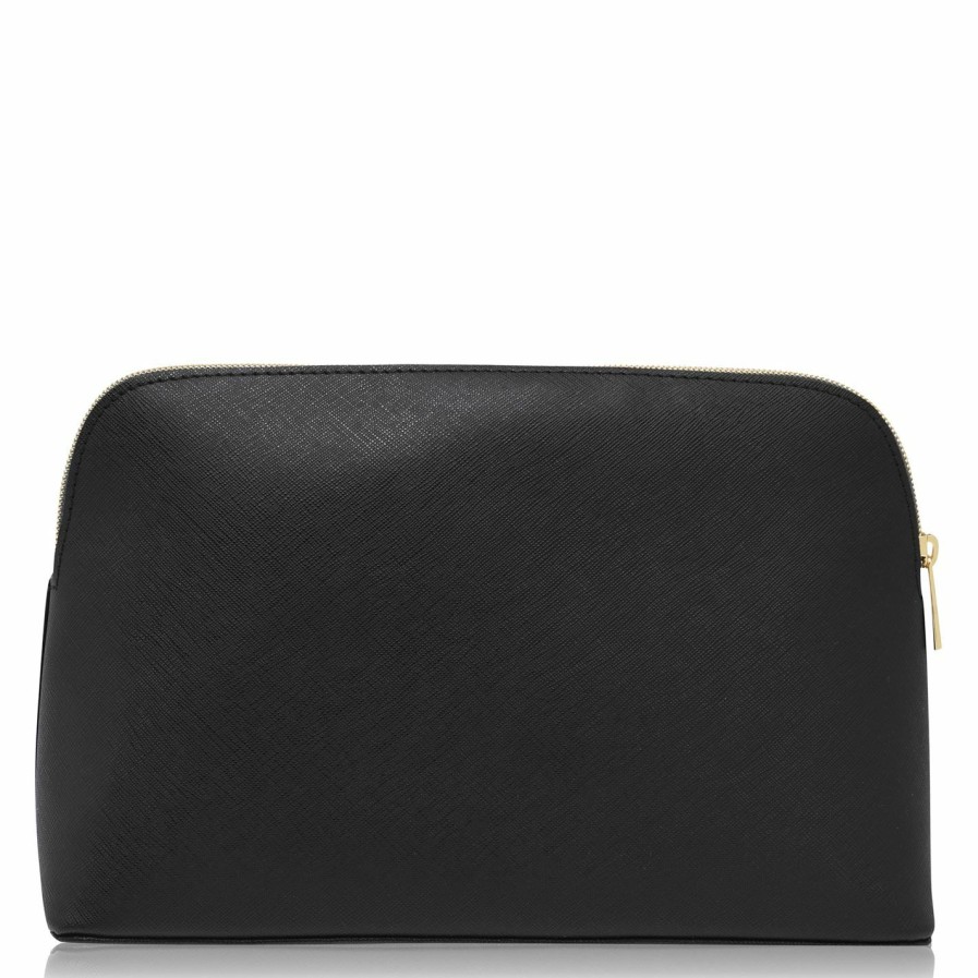 Bags & Luggage Ted Baker | Ted Baker Crosshatch Debossed Washbag For Makeup Cases & Washbags Colour Black