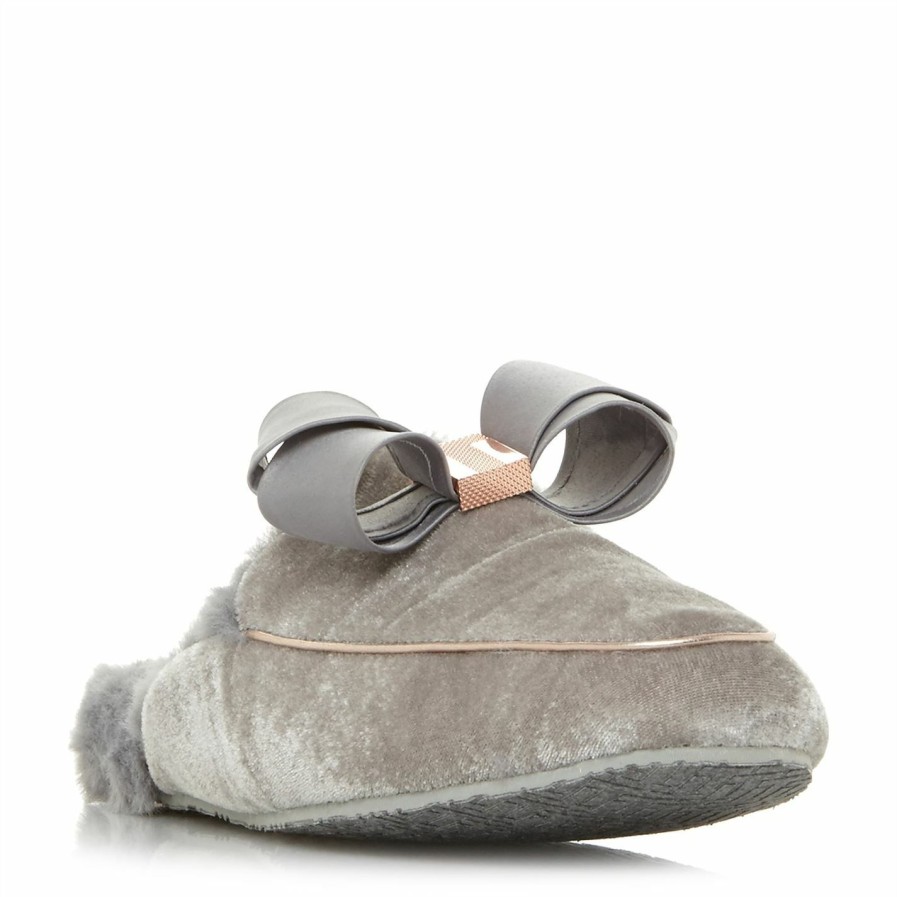 Shoes & Boots Ted Baker | Ted Baker Ted Bhaybe Ld13 For Women'S Slippers Colour Grey298