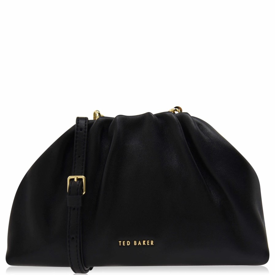 Bags & Luggage Ted Baker | Ted Baker Dorieen Crossbody Cloth Bag For Handbags Colour Black