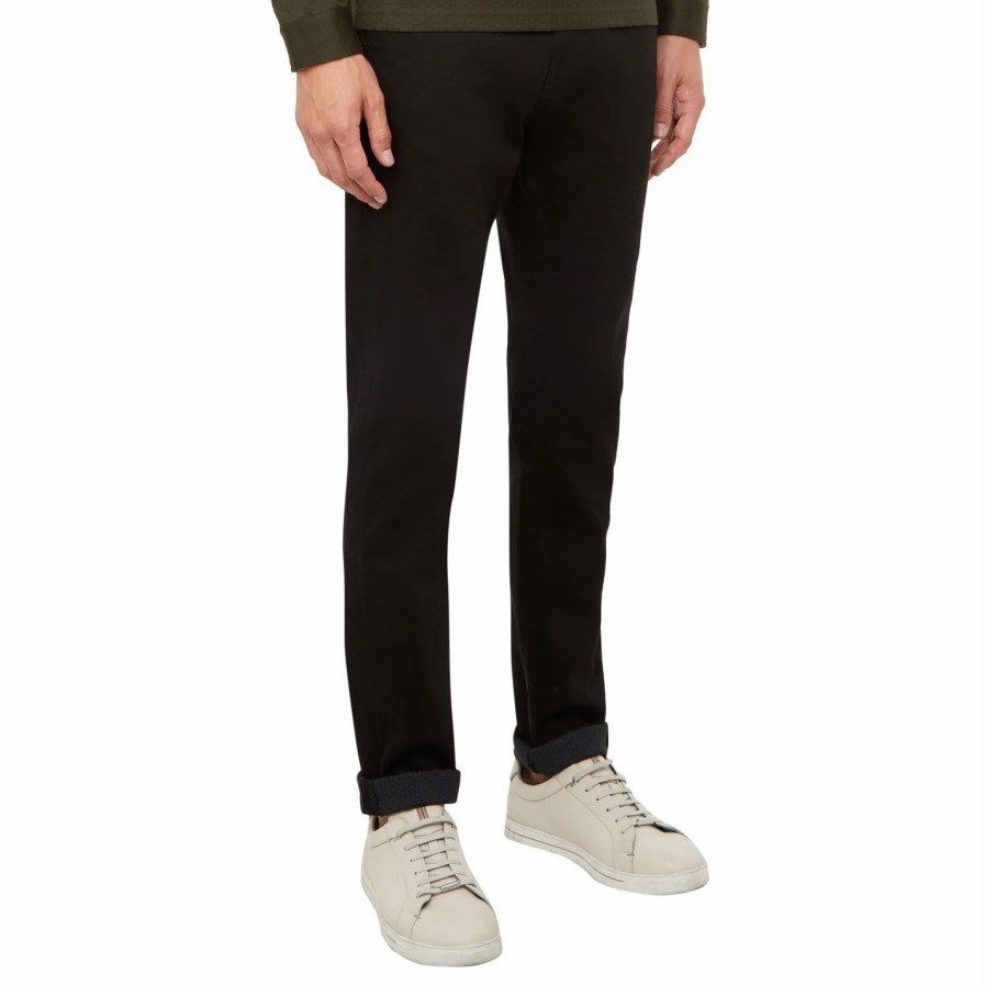 Women Ted Baker | Ted Baker Straight Fit Jeans For Jeans Colour Black