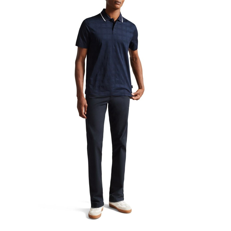 Men Ted Baker | Ted Baker Roymile Polo Shirt For Polo Shirts Colour Navy