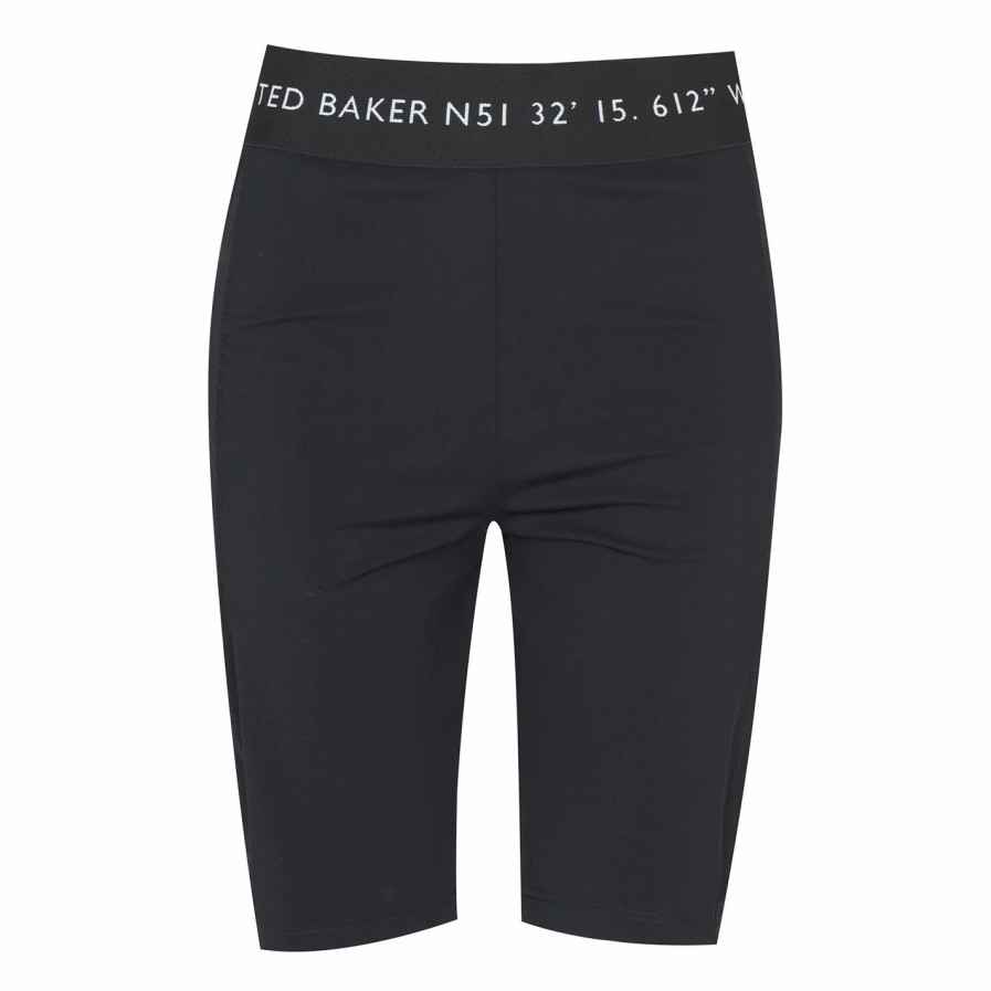 Sports & Fitness Ted Baker | Ted Baker Lleeya Active Shorts For Cycling Shorts And Tights Colour Black