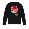 Women Ted Baker | Ted Baker Floesa Sweat For Hoodies And Sweatshirts Colour Black