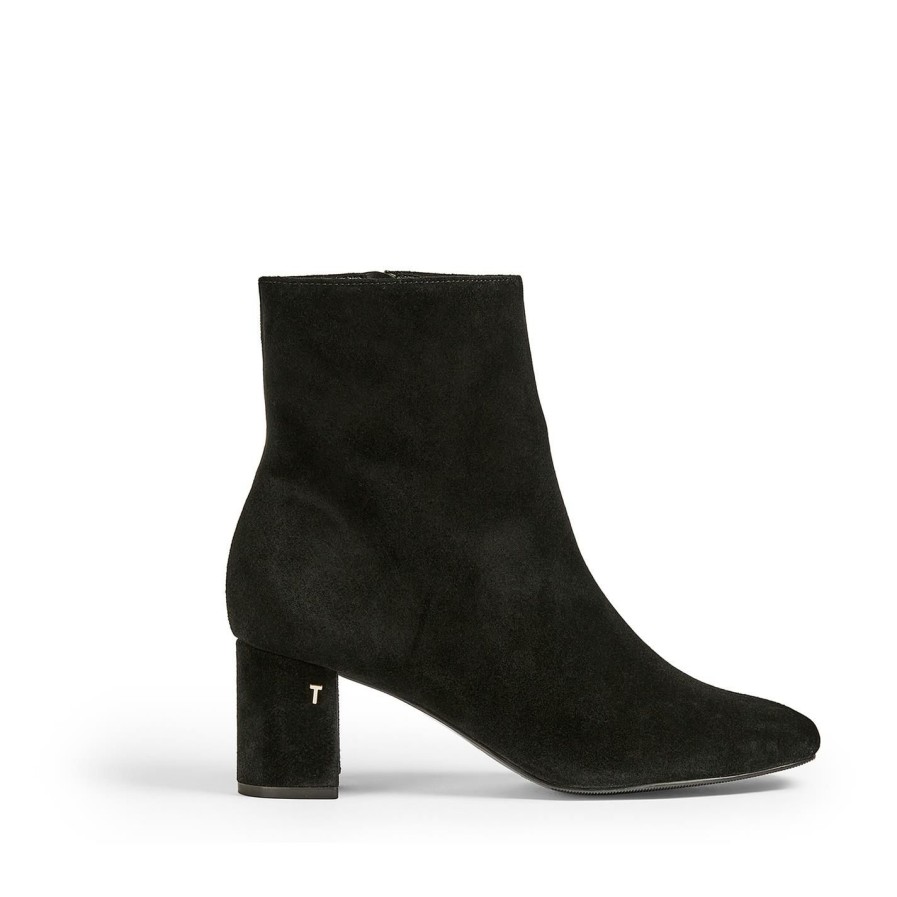 Shoes & Boots Ted Baker | Ted Baker Neomie Suede Ankle Boots For Women'S Boots Colour Black