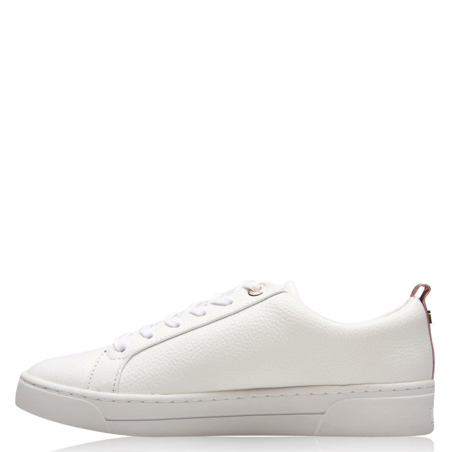 Shoes & Boots Ted Baker | Ted Baker Baily Trainers For Women'S Trainers Colour White